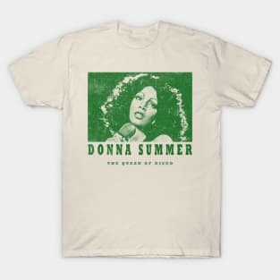 donna summer // green solid style T-Shirt